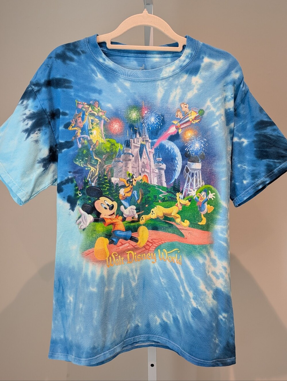 2010s Disney World Tie Dye 4 Parks T-shirt Tee Sz Adult M  Vintage Retro